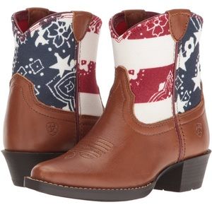 Kids Patriotic Ariat Cowboy Boots